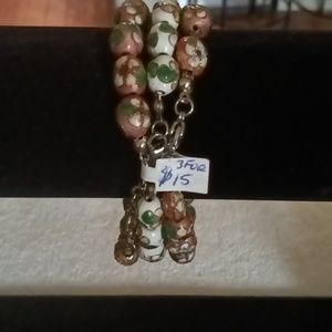 3  Cloisonne Handmade Bracelet's